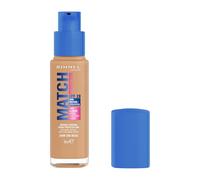 Rimmel Match Perfection Foundation, 250W Sun Beige, Invisible Coverage, Pore-blurring, Medium coverage. Visibly perfected skin. SPF20, 30ml, Cruelty Free