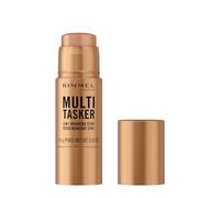 Rimmel Multi Tasker 3 in 1 Bronzing Stick, 001 Light, Sculpted and Bronzed Glow, All-Day Wear, Sheer and Dewy Finish, Infused with Vitamin C & E, Vegan Formula, Cruelty-Free