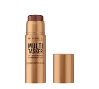 Rimmel Multi Tasker 3 in 1 Bronzing Stick, 004 Deep, Sculpted and Bronzed Glow, All-Day Wear, Sheer and Dewy Finish, Infused with Vitamin C & E, Vegan Formula, Cruelty-Free