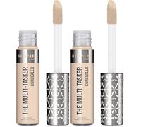 Rimmel Multi Tasker Concealer Porcelain, crease-proof, transfer-proof and waterproof, provides up to 24 hours of wear 10ml (Pack of 2)