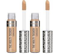 Rimmel Multi Tasker Concealer Sand, crease-proof, transfer-proof and waterproof, provides up to 24 hours of wear 10ml (Pack of 2)