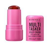 Rimmel Multi Tasker Jelly Crush Lip & Cheek Tint, 200 Pink Sublime, Hydrating Blush and Lip Stain, Easy Removal, Infused with Moisturising Niacinamide, 8.5g