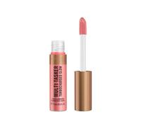 Rimmel Multi Tasker Turbocharged Glow Illuminator 002 Rosy Rebel | Buildable vegan liquid highlighter, blush and bronzer with light-reflecting pearls and Vitamins C & E for a radiant glow