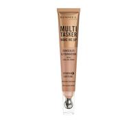 Rimmel Multi-Tasker Wake Me Up Foundation & Concealer, 055 Classic Beige, Depuffs & Brightens Dark Circles, Metallic Cooling Applicator, Caffeine & Victamin C, 2% Niacinamide, Vegan, Cruelty free