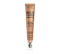Rimmel Multi-Tasker Wake Me Up Foundation & Concealer 065 Rose Honey, Depuffs & Brightens Dark Circles, Metallic Cooling Applicator, Caffeine & Victamin C, 2% Niacinamide, Vegan, Cruelty free