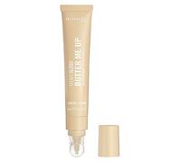 Rimmel Oh My Gloss! Butter Me Up, 003 Mellow Mocha, Moisturising Lip Butter Balm, Glossy and Sheer Tint, Ultra-Hydrating, Enriched with Squalene and Peptides, Lip-Hugging Applicator, Vegan, 15ml