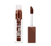 Rimmel Oh My Gloss! Lip Oil 010 Cappuccino Deep, Juicy Shine, Hydrates & Naturally Plumps, Moisture Boost, Vitamin E, Replenishes & Restores the Lips, Coconut Oil, Non-Sticky, Vegan & Cruelty Free