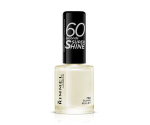 Rimmel Queen Of Tarts, 60 Seconds Super Shine Nail Polish, Off-White, 8 ml
