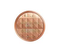 Rimmel London Radiance Shimmer Brick Pressed Bronzer, Light-As-Air Contouring Formula, 001 Light, 12 g