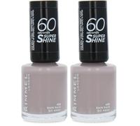 Rimmel Rita Ora 60 Seconds Nail Polish Rain Rain Go Away (Pack of 2)