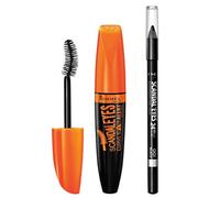 Rimmel ScandalEyes Curve Alert Mascara with ScandalEyes Waterproof Kohl Kajal Liner 1 Set Combo