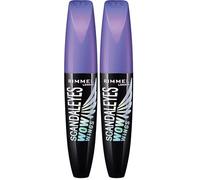 Rimmel Scandaleyes Wow Wings Mascara, Extreme Black, 12ml (Pack of 2)