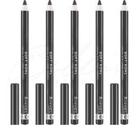RIMMEL Soft Kohl Kajal Professional Eyeliner Pencil - 064 Stormy Grey 5 PACK