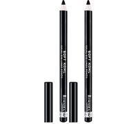 Rimmel Soft Kohl Kajal Professional Eyeliner Pencil, Jet Black (Pack of 2)