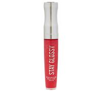 Rimmel Stay Glossy Lip Gloss - Non-Sticky and Lightweight Formula for Lip Color and Shine - 300 Ready to Flamingle .18oz