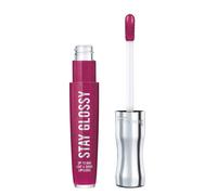 Rimmel Stay Glossy Lip Gloss - Non-Sticky and Lightweight Formula for Lip Color and Shine - 400 Berry Bad .18oz