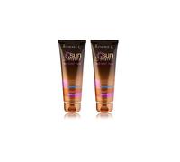 Rimmel Sunshimmer Water Resistant Instant Tan Wash Off Matte - Light, Packaging may vary (Pack of 2)