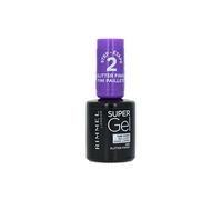 Rimmel London Super Gel Step 2 Top Coat – Glitter Finish 002, 12 ml