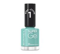 Rimmel Super Gel, 093 Peppermint Promise, Long-Lasting Nail Polish, Glazed Finish, Easy Application, Gel-like Manicure, Chip Resistant, Clean Formula, 12ml