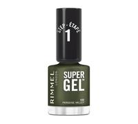 Rimmel Super Gel, 102 Paradise Valley, Long-Lasting Nail Polish, Glazed Finish, Easy Application, Gel-like Manicure, Chip Resistant, Clean Formula, 12ml