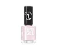 Rimmel Super Gel, 105 Pink Glazed, Long-Lasting Nail Polish, Glazed Finish, Easy Application, Gel-like Manicure, Chip Resistant, Clean Formula, 12ml