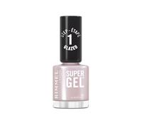 Rimmel Super Gel, 107 Glazed Out, Long-Lasting Nail Polish, Glazed Finish, Easy Application, Gel-like Manicure, Chip Resistant, Clean Formula, 12ml