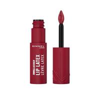 Rimmel Thrill Seeker Lip Latex Lipstick 400 Rimmel Red Liquid Lipstick | Lightweight vegan formula with lip-loving aloe vera, hyaluronic acid and vitamin E, smooth colour, hydration & lasting shine