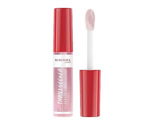 Rimmel Thrillseeker Glassy Gloss 100 Coco Suga, Hydrating Shine, Hyaluronic Acid, Anti-Oxidant Complex, Non-Sticky, Big Applicator, Healthy-Looking Lips, Delicious Scent, Vegan, Cruelty Free