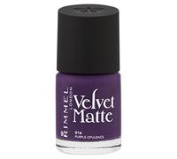 Rimmel Velvet Matte Nail Polish 12ml - 016 Purple Opulence