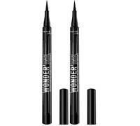 Rimmel Wonder'Ink Eyeliner 001 Black Eyeliner (Pack of 2)