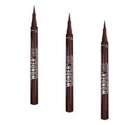 Rimmel Wonder'Ink Eyeliner 002 Spiced Chestnut Brown (Pack of 3)