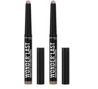 Rimmel Wonder'Last Shadow Stick, 001 Starshine Dream, Easy To Apply, One Swipe Eyeshadow, Lasts All Day, Ultra-Creamy Formula, Buildable, Smudgeproof, Vegan (Pack of 2)