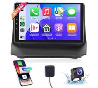 Rimoody 2G 64G for Ford Fiesta 2009-2014 Android Car Radio with Wireless Carplay, 9 Inch Touch Screen Car Radio with GPS Navigation Bluetooth FM RDS WiFi Android Auto Backup Camera
