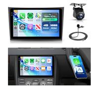 Rimoody 4G 128G Android Car Radio for Volvo XC90 2004-2013 10'' In-Cell Touch Screen Car Stereo with Wireless CarPlay Android Auto GPS/Bluetooth 5.0/FM RDS/EQ/Wi-Fi/Mirror Link/AHD Backup Camera