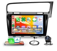 Rimoody 4G+128G Car Stereo for VW Golf MK7 2013-2018 Wireless CarPlay Android Auto, Android 15 Car Radio 10.1'' In-Cell Touch Screen/GPS/Bluetooth 5.0/FM RDS/EQ/Wi-Fi/Mirror Link, AHD Rear Camera