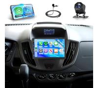 Rimoody 4G 64G Android Car Stereo for Ford Transit 2015-2019 9 Inch Incell Touch Screen with Physical Buttons Wireless CarPlay & Android Auto GPS Bluetooth WiFi FM RDS SWC EQ Backup Camera