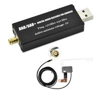 Rimoody DAB/DAB+ Radio Receiver for Android Cars with USB Dongle and Digital Audio Transmission with Antenna