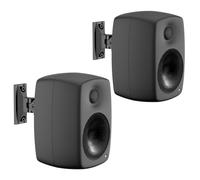 Rimous Pair of Tilt & Swivel Adjustable Speaker Mount for Genelec Speaker Wall Mount - Heavy-Duty Wall Bracket for G1 G2 G3 4010 8010 8020 8030 8331 Genelec Studio Monitor Speakers Mounts