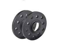 Rims Spacers For A1 For A2 For A3 5 * 112/5 * 100 Forged Aluminum Shims Tire Hub Spacers Shims STUD+M14*1.5 Lug Nut 2 PCS 15mm(Black cone bolt)