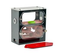 RIMSUNTA Terra Core Series - DualView S Ant Farm for Live Ants, Small Colony Acrylic Formicarium with Outworld, Beginner Ant Nest Habitat for Observation