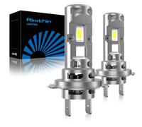 rimthin H7 Bulbs Fog Lights, 6000K Cool White Super Bright Fog Light, Plug and Play, Pack of 2