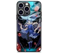 Rimuru Anime Glass Phone Case for iPhone 13, Black Aesthetic Manga Cover