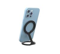 Rimyam Phone Ring Holder Stand for MagSafe 360°Rotation Finger Grip Adjustable Cellphone Magnetic Kickstand Mag Safe Accessories for iPhone 16/15/14/13/12 Series Black