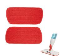 Rinakou 2 Pack Microfiber Reusable Replacement Mop Refill Pads Compatible with OXO Good Grips Spray Mop, Dry & Wet Mopping Cloth Refills for Hard Floor Cleaning