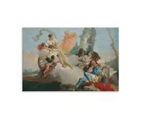 Rinaldo Enchanted by Armida Giovanni Battista Tiepolo Poster Wall Art Picture Painting Poster Canvas Print Posters Artworks Room Decor 20x30inch(50x75cm)