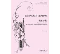 Rinaldo op. 50 Piano reduction tenor, men's choir (TTBB) and orchestra Brahms Ca