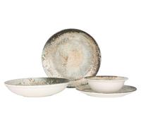 Rinart Dinnerware Set (Large) - Obvara - 24 Pieces - 6 Persons - Porcelain