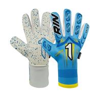 Rinat Aries X AS Junior Goalkeeper Gloves, Blue, Size 6