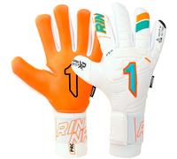 Rinat Nkam Prime W/G Goalkeeper Glove, Junior, Unisex, White Green, Size 5