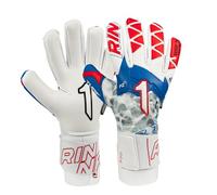 Rinat Xtreme Guard Dominius Turf Adult Goalkeeper Gloves, White, Size 7